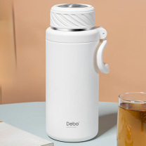 德铂 Debo 穆尔纳保温壶 DK-022 1.2L (米白色)