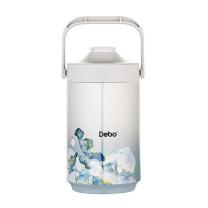 德铂 Debo 304不锈钢保温提锅 DEP-DS411 2100ml (藕色)