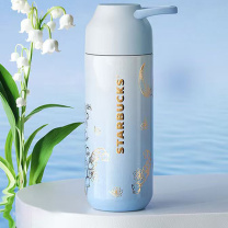 星巴克 蓝色铃兰款随行保温杯 390ml (蓝色)
