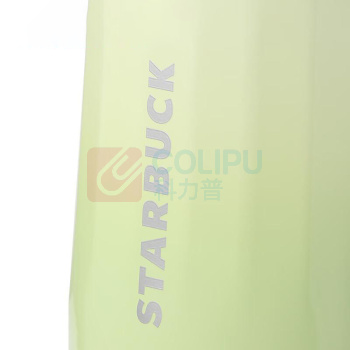 星巴克 清新款菱纹咖啡杯保温水杯 11168497 500ml (绿色) 304不锈钢