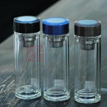 彩虹 CH 定制设计款式图案玻璃保温杯 300ml