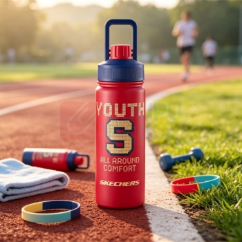 斯凯奇 Skechers 摩卡支架杯 S0325001-03AC 550mL (复古校园红)