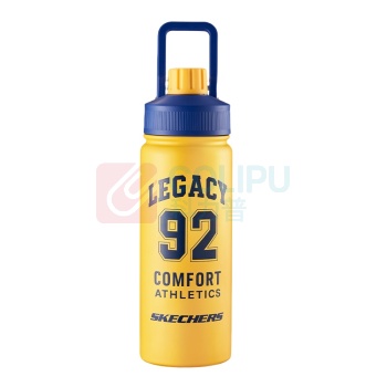 斯凯奇 Skechers 摩卡支架杯 S0325001-00G0 550mL (复古日出黄) 说明书x1、CPE袋x1、干燥剂x1
