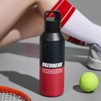 斯凯奇 Skechers 轻屿闪开杯 S0325004 550mL (炽焰黑岩)