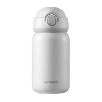 北鼎 Buydeem 弹盖保温杯 CD1010 300ml (燕麦白)