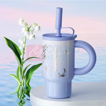 星巴克 吸管杯 铃兰款 800ml