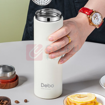 德铂 Debo 斯凯立316不锈钢保温杯 DEP-853 (白色)