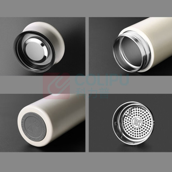 火象 304不锈钢商务保温杯 HXB-BW137 500ml (白色)