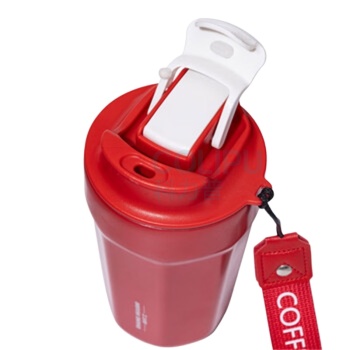 尚华士 酷派咖啡杯 SHS-60328 400ml (红色)