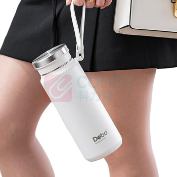 德铂 Debo 奥利卡随手保温杯 DEP-939 600ml (黑色/白色/蓝色) 30套/件