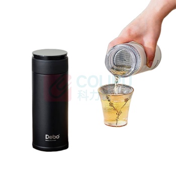 德铂 Debo 茶韵保温杯 DEP-964 400ml (白色/黑色) 40套/件