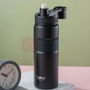德铂 Debo 艾尔顿运动保温杯 DEP-938 700ml (黑色/白色) 30套/件