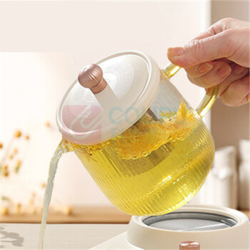 艾贝丽 电热花茶水壶 含茶漏 ABL-DD67 0.5L (月光白)