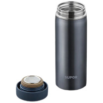 苏泊尔 SUPOR 316不锈钢保温杯 KC45HP10 450ml (陨石灰)