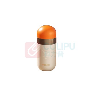 特美刻 TOMIC 纯钛保温杯 TW60282Ti01 260ml (橘子元气弹)