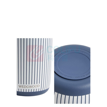 WEDGWOOD 蓝调几何随行杯+蓝调几何马克杯+玫瑰花礼盒套组 1087658+1079127