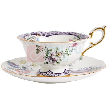 WEDGWOOD 幸运彩雀吸管杯+幸运彩雀杯碟组 1082239+1069365