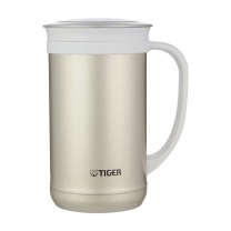 虎牌 TIGER 不锈钢真空带滤网办公杯 CWM-A050 500ml (香槟金)