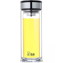 希诺 HEENOOR 双层玻璃杯 XN-6900 295ml (灰色) 24只/箱