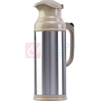 清水 SHIMIZU 不锈钢鸭嘴 保温瓶 SM-3262 2L (钢本色)