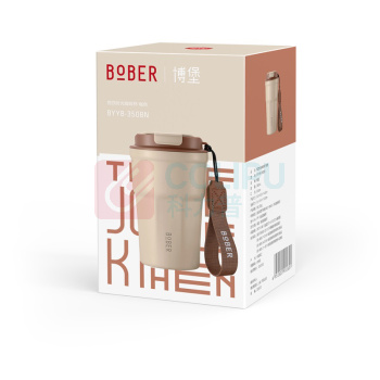 博堡 悦饮时光咖啡杯 BYYB-350 BN 350ml (咖色)