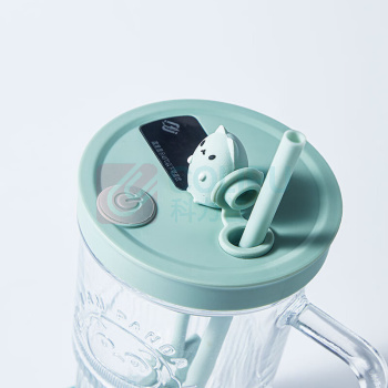 乐唯诗 熊猫温显搅拌杯 XMJB/L1 420ml (透明、琥珀、炫彩,颜色随机发货)
