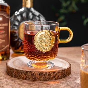乐唯诗 龙腾玻璃杯 320ml (金)