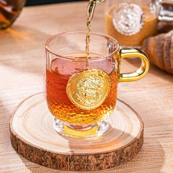 乐唯诗 龙腾玻璃杯 320ml (金)