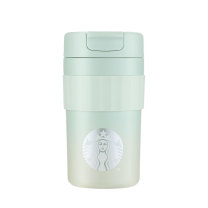 星巴克 绿色渐变款桌面不锈钢杯 11152483 470mL (绿色)