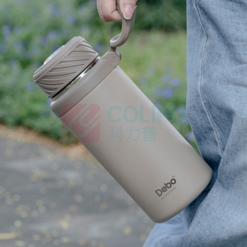 德铂 Debo 穆尔纳316不锈钢真空保温壶家用保温壶 DK-022 1200ml (金棕色)