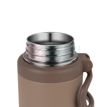 德铂 Debo 穆尔纳316不锈钢真空保温壶家用保温壶 DK-022 1200ml (金棕色)