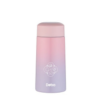 德铂 Debo 保温杯水杯保温304不锈钢迷你小型杯 DEP-DS351 渐变粉