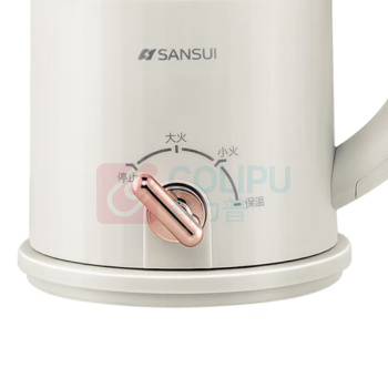 SANSUI 电热水壶(煮茶器) S-SH2572 0.6L (白色)