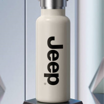 Jeep 水杯 YKNR1101 500ml (米白色,黑色,银色 颜色随机)