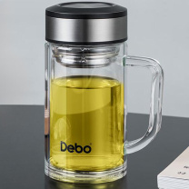 德铂 Debo 帕斯卡玻璃办公杯 DEP-744 360ml