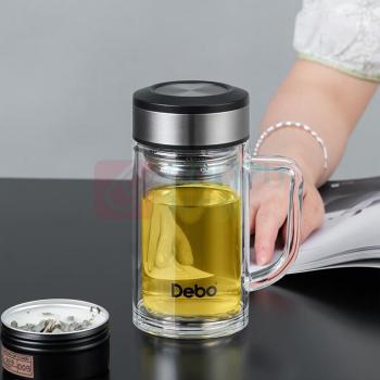 德铂 Debo 帕斯卡玻璃办公杯 DEP-744 360ml