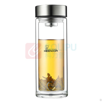 希诺 HEENOOR 双层玻璃杯 XN-9303 360ML