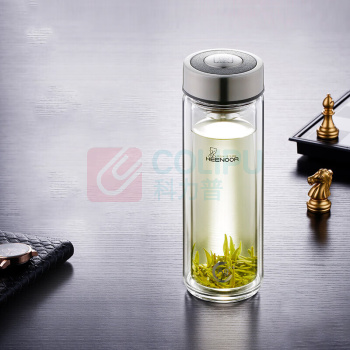 希诺 HEENOOR 双层玻璃杯 XN-9303 360ML
