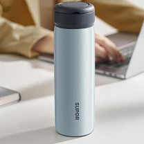 苏泊尔 SUPOR 保温杯优系列316L KCV45BC10 450ML (鸽羽灰)