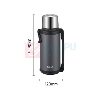 苏泊尔 SUPOR 极光旅行保温壶 KCV20BV10 2L (黑色)