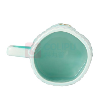 星巴克 条纹浮雕款徽章 马克杯 440ml (绿色)