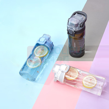 乐扣乐扣(LOCK&LOCK) Tritan运动水杯 ABF797GRY 700ml (灰色)