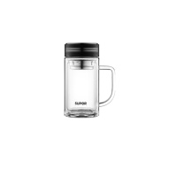 苏泊尔 SUPOR 双层玻璃杯 KCG50BA11 500ml