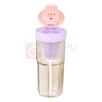 德铂 Debo 塑料水杯 DEP-905 650ml (粉色)