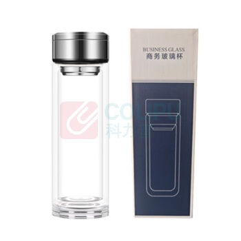 尚华士 高硼硅双层玻璃杯 SHS-68963 350ml