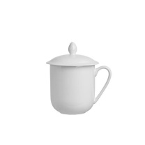 君默 陶瓷茶杯带盖杯 二号有纹介杯 280ml