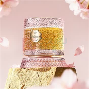 乐唯诗 粉樱旋舞玻璃杯杯 245ml