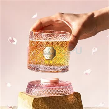 乐唯诗 粉樱旋舞玻璃杯杯 245ml