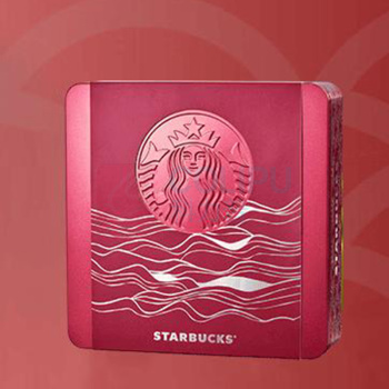 星巴克 月圆好礼 240g 60g*4个/盒 (红釉型)