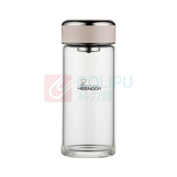 希诺 HEENOOR 单层高颜值花茶玻璃杯 XN-9061 430ML